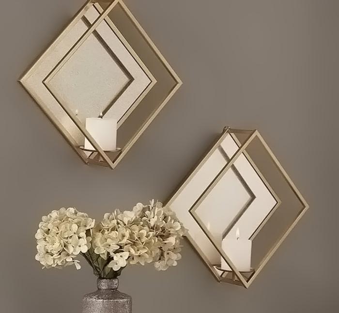 عکس دیوارکوب جاشمعی