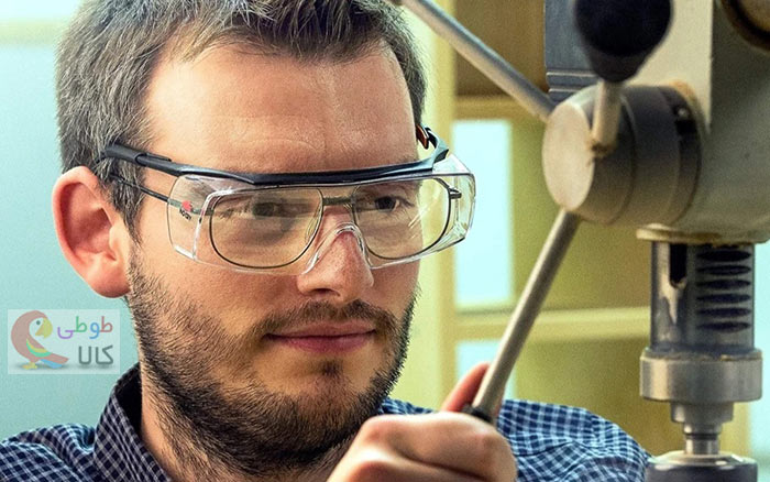 عکس عینک ایمنی تراشکاری و سوراخ کاری