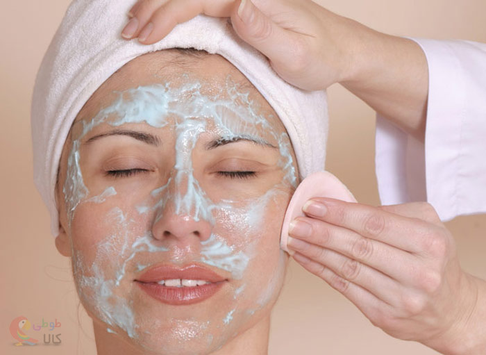 استفاده از کرم لایه بردار پوست