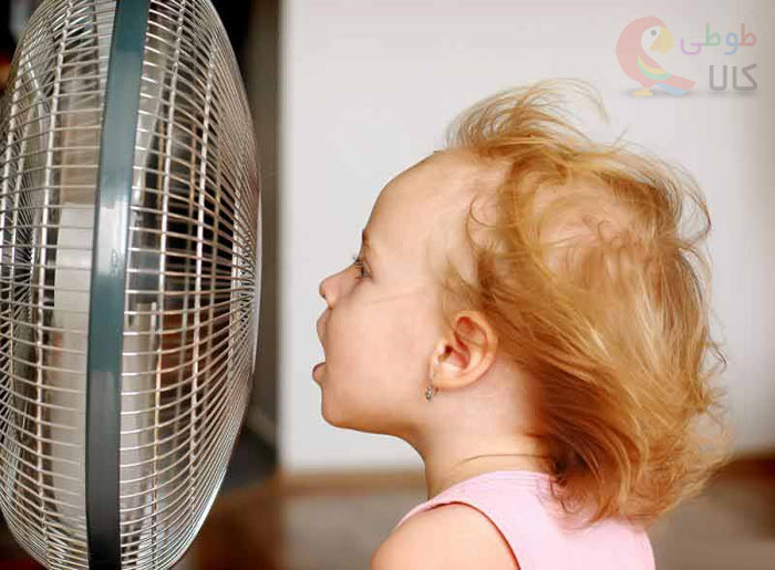 ایمنی پنکه برای کودکان