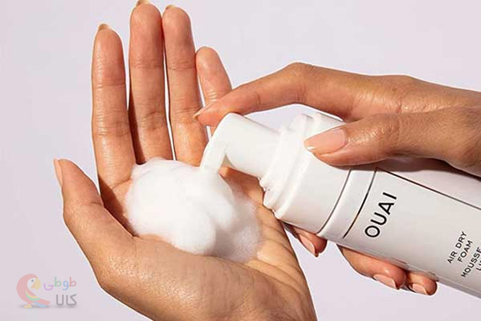 عکس فوم حالت دهنده مو