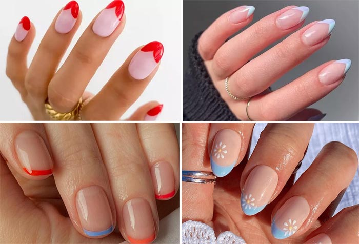 بهترین طرح های فرنچ ناخن