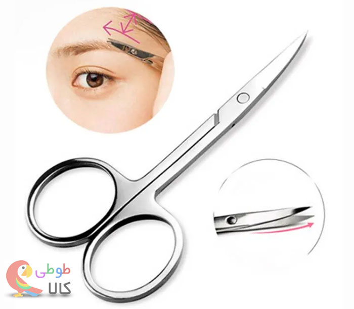 عکس قیچی ابرو سر کج