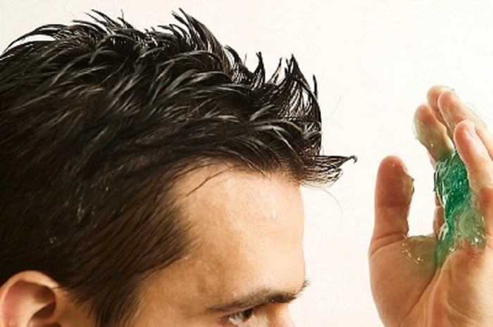 حالت دادن موی سر آقایان با ژل
