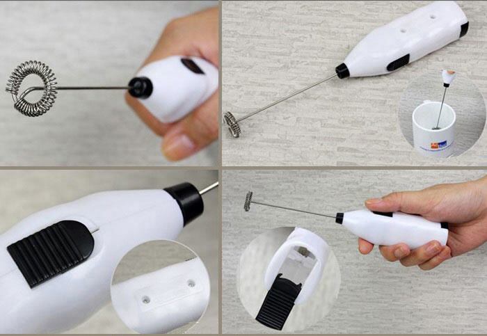 کف ساز شیر دستی شارژی