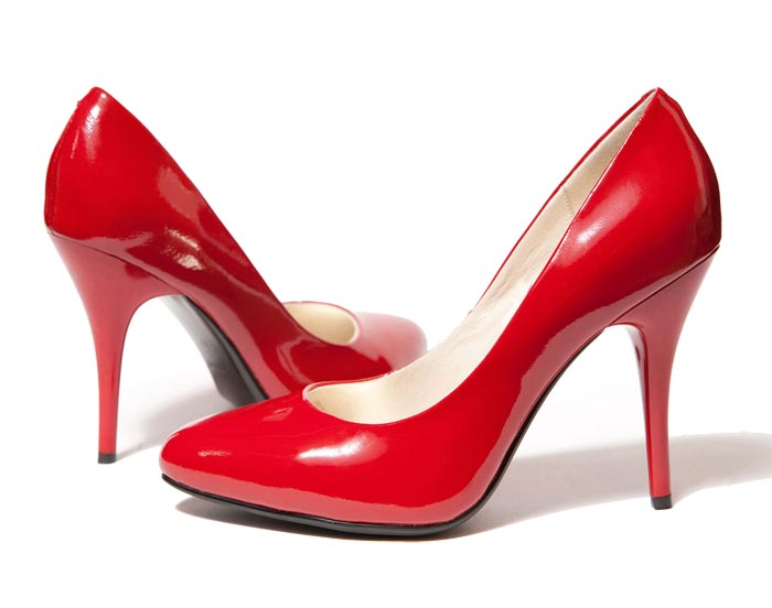 کفش پاشنه بلند مجلسی زنانه قرمز