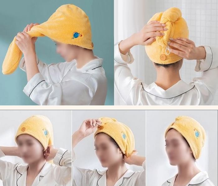 کلاه حوله ای هندی