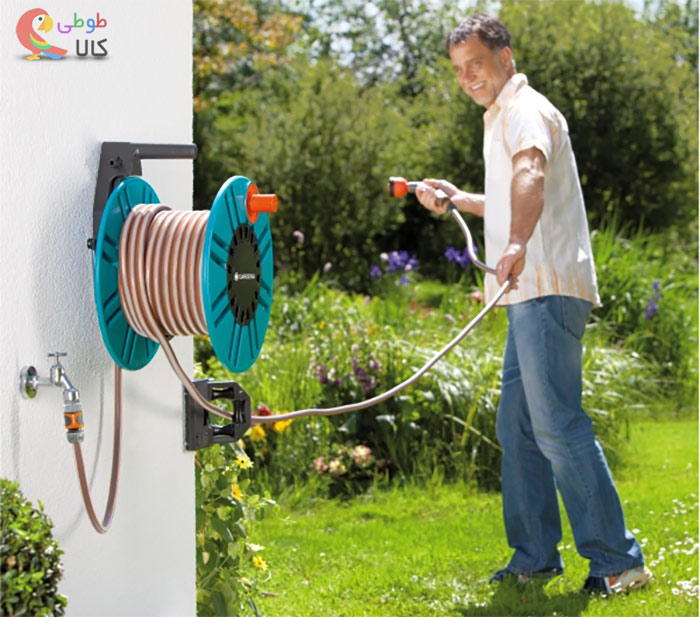 شلنگ جمع کن دیواری