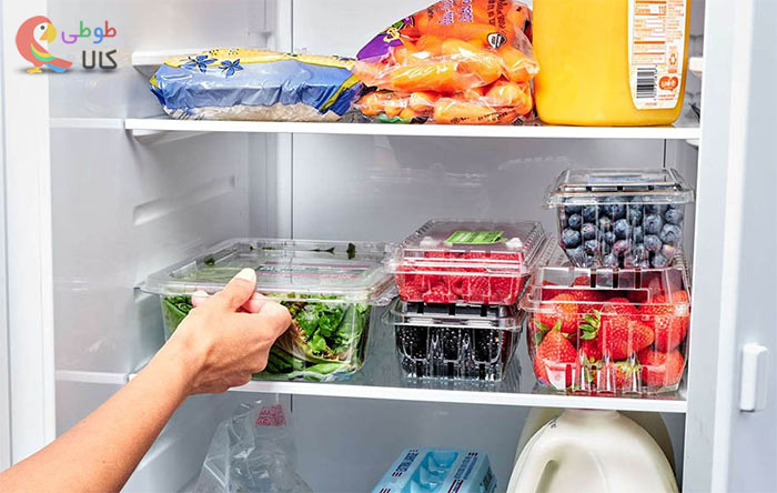 داخل یخچال فریزر