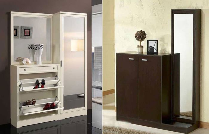 جا کفشی آینه دار