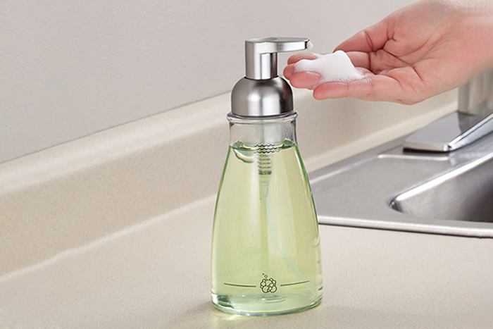 جا مایع دستشویی فوم ساز