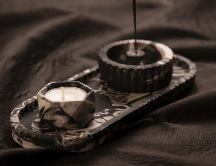 جاعدوی و جا شمعی