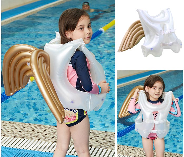 عکس جلیقه نجات بادی دخترانه مدل بال دار