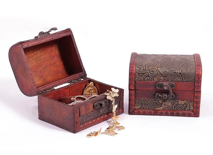 جعبه جواهرات چوبی