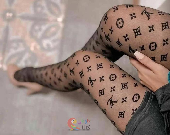 جوراب شلواری طرح دار