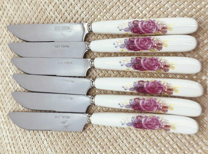 کارد میوه خوری دسته سرامیکی