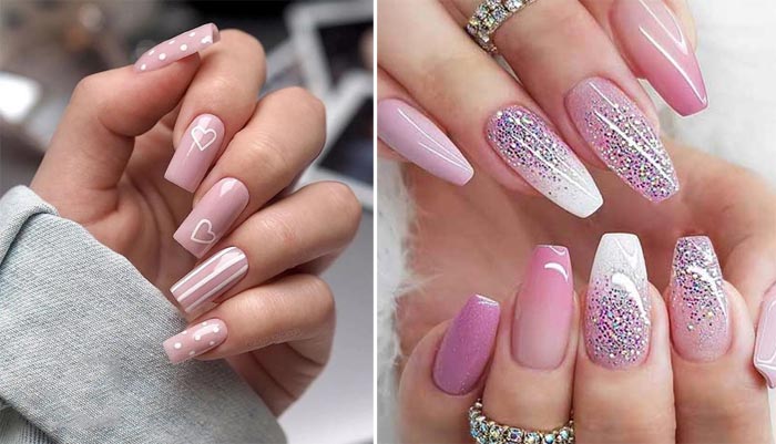 زیباترین مدلهای کاشت ناخن با تیپ گذاری