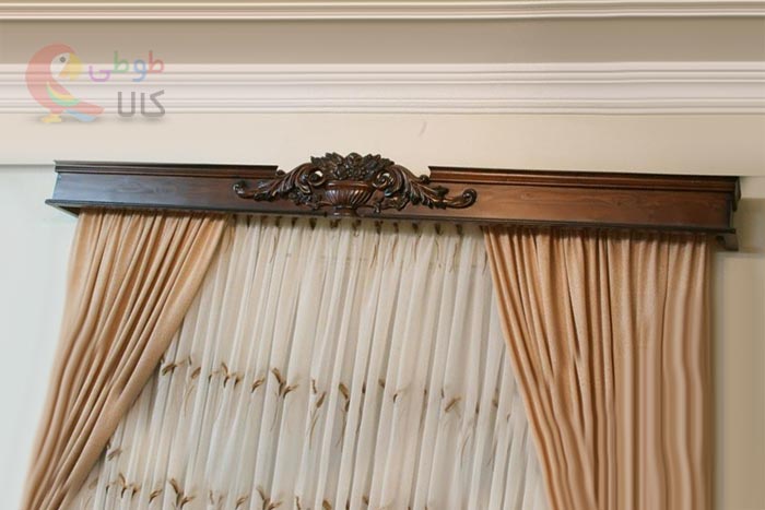 کتیبه پرده چوبی