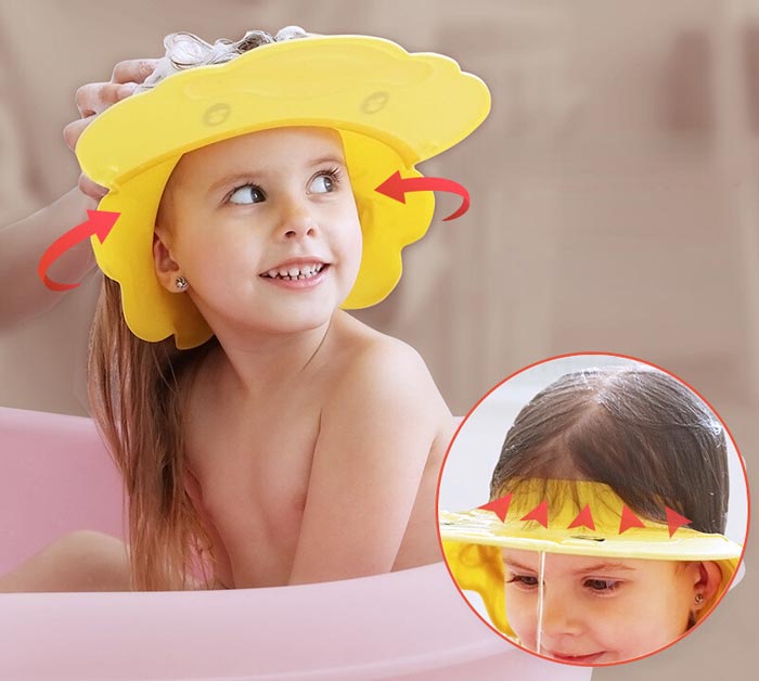 عکس کلاه مخصوص حمام کودک