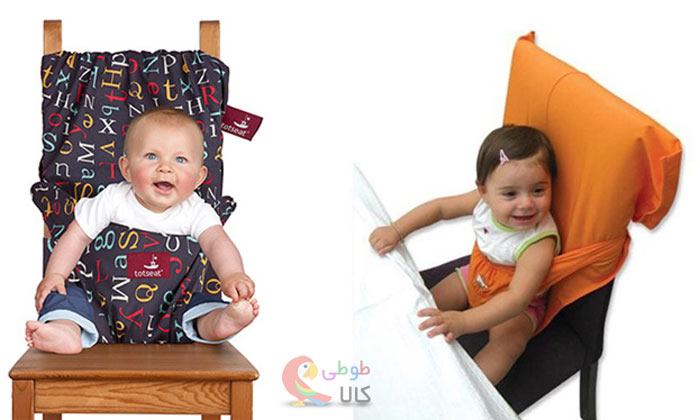 کمک صندلی غذای کودک پارچه ای
