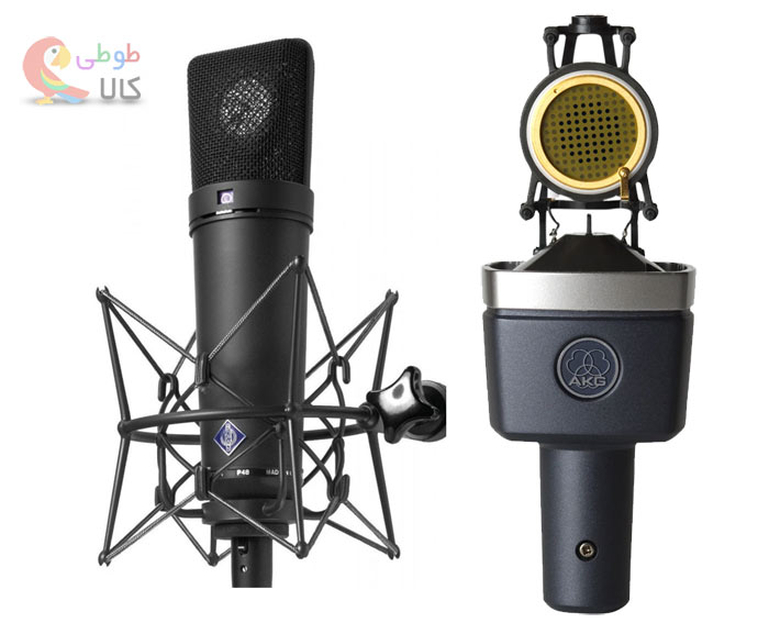 میکروفون با دیافراگم بزرگ