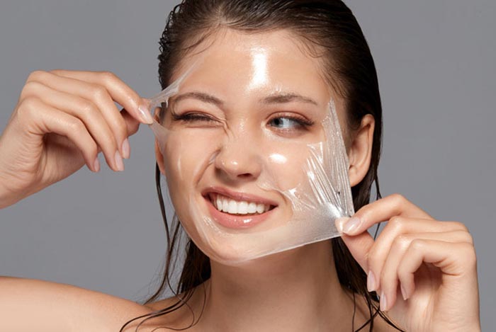 عکس لایه برداری پوست صورت