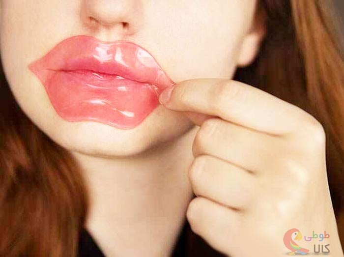 روش استفاده از ماسک کلاژن لب