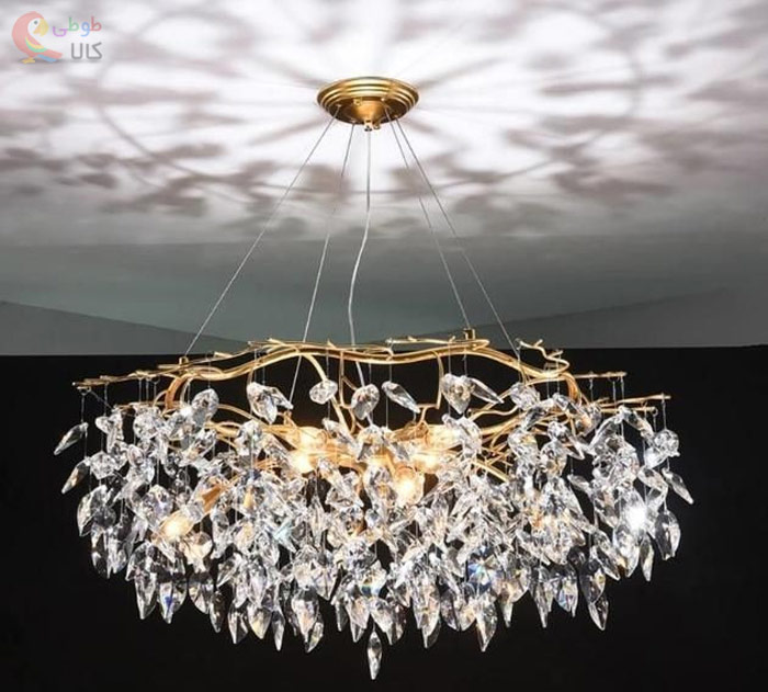 عکس لوستر شاخه ای