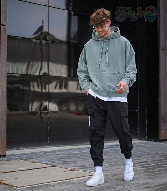 استایل مردانه با هودی