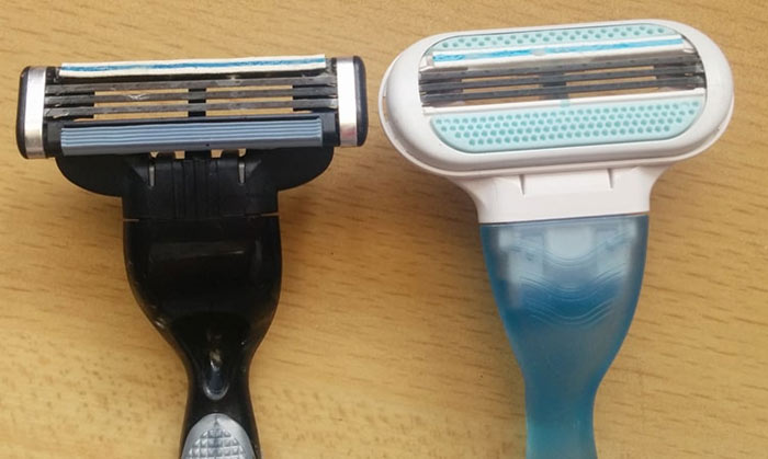 فرق بین خود تراش زنانه و مردانه