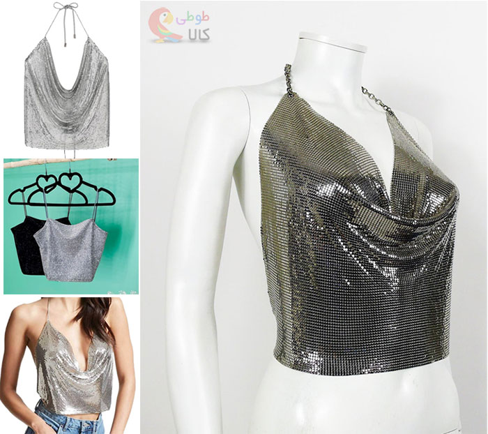 عکس کراپ تاپ فلزی