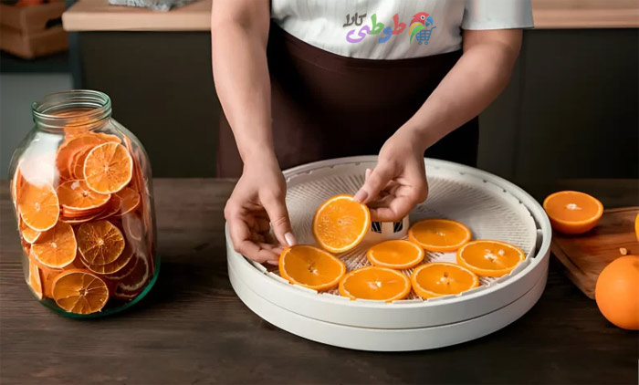 چیدن میوه داخل دستگاه