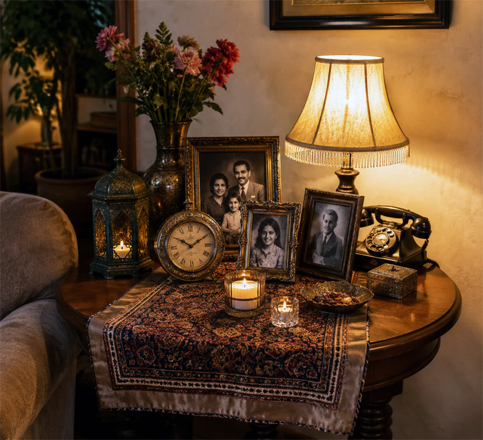 چیدمان میز خاطره