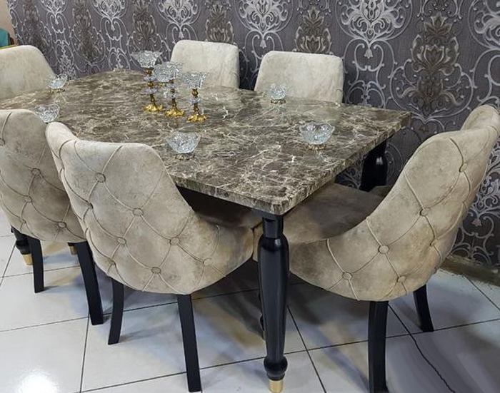 میز ناهار خوری سنگی
