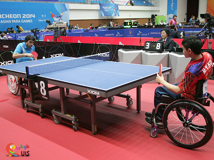 میز پینگ پنگ معلولین