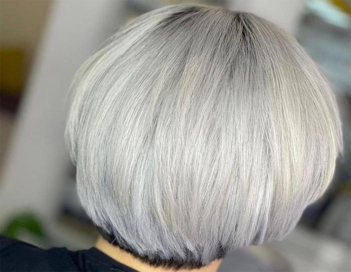 عکس مو دکلره شده