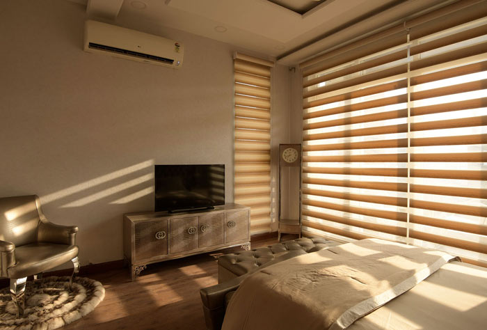 نوردهی پرده زبرا