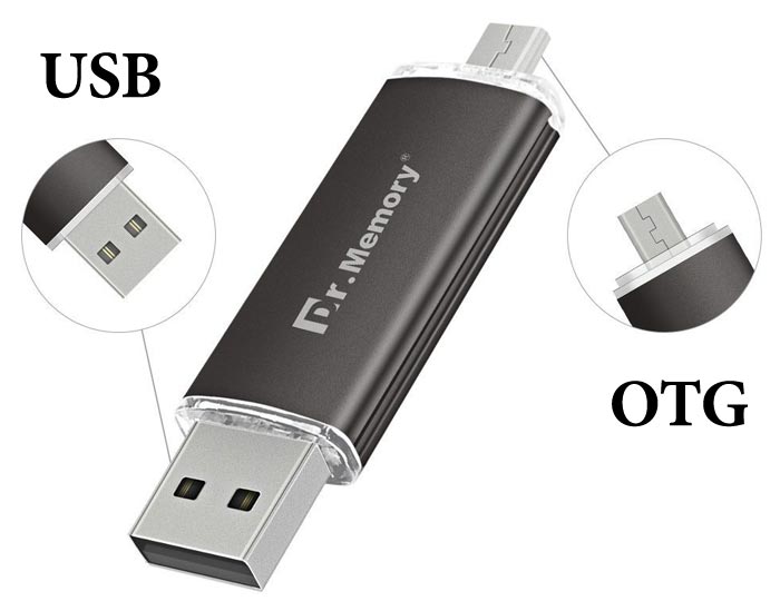 عکس فلش مموری دارای پورت او تی جی