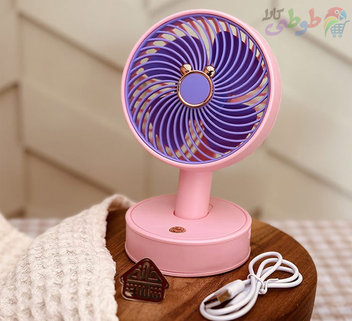 پنکه رومیزی دخترانه فانتزی