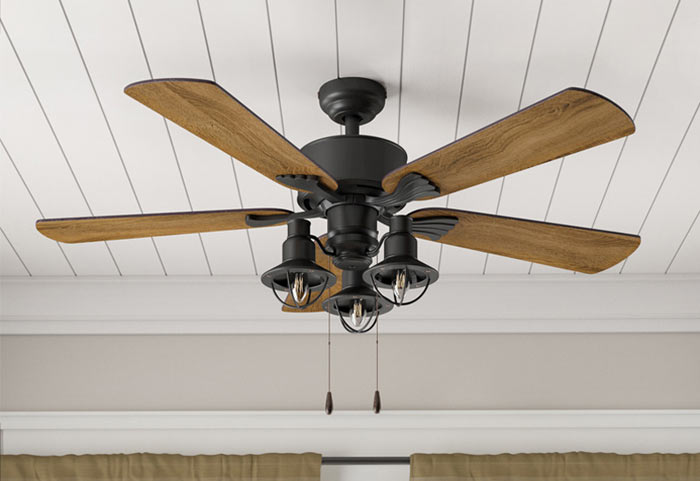 پنکه سقفی لوستر دار