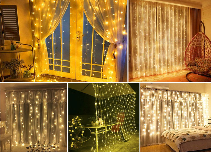 پرده ریسه ای نوری