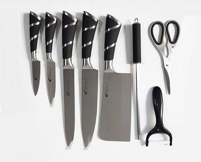 اجزا مختلف سرویس چاقو آشپزخانه