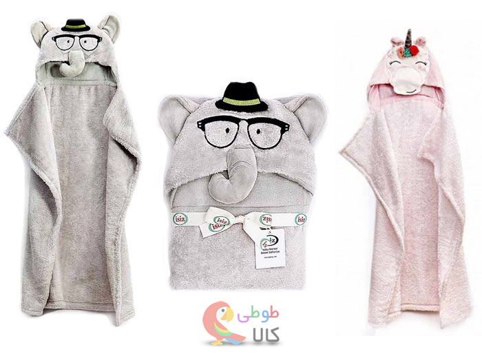 عکس پتو دورپیچ کلاه دار فانتزی