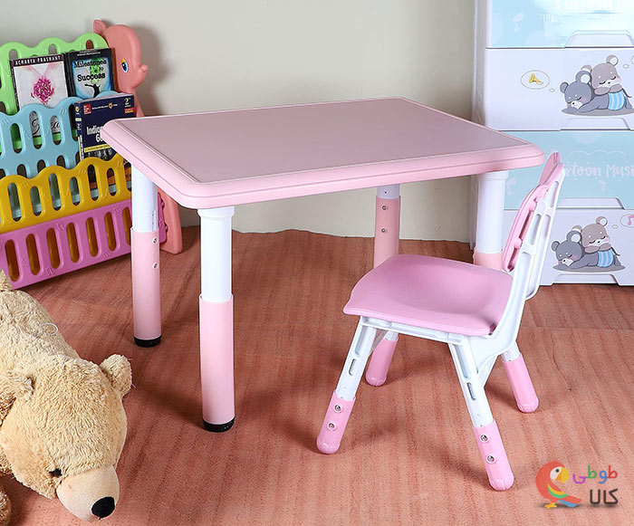 عکس میز تحریر دخترانه صورتی