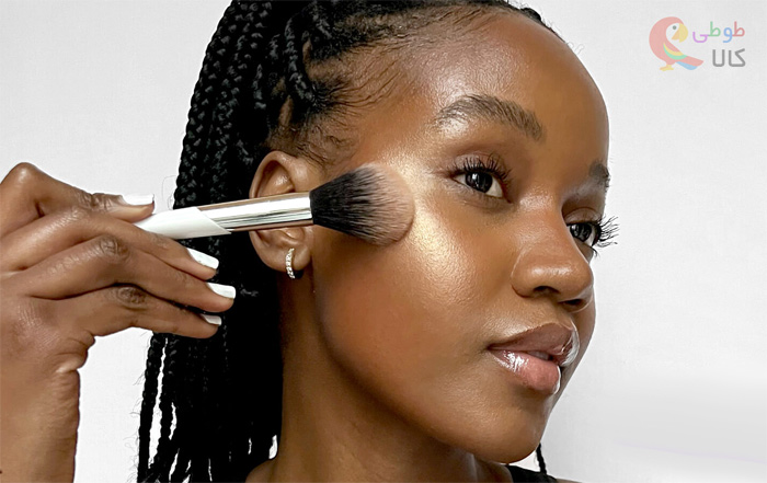 استفاده از هایلایتر پودری