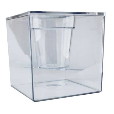 آکواریوم مدل گلدان شفاف 3 لیتری جنس پلکسی گلاس