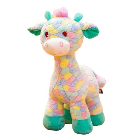 عروسک پولیشی مدل زرافه ارتفاع 30 سانتی متر