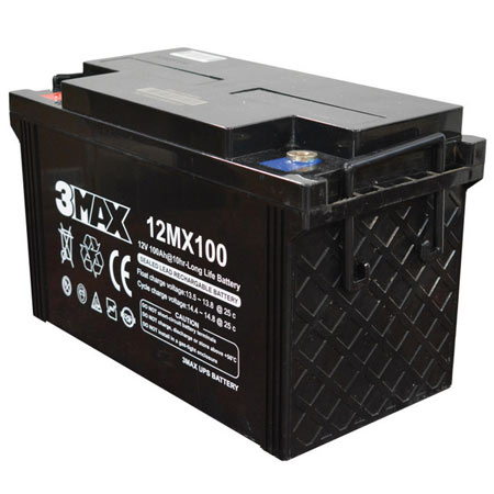 باتری یو پی اس 12 ولت 100 آمپر 3 مکس مدل 12MX100