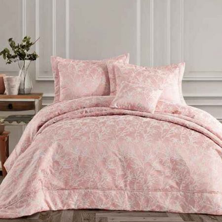 سرویس ملحفه کاتن باکس پنبه و مخمل مدل Platinium دو نفره 4 تکه