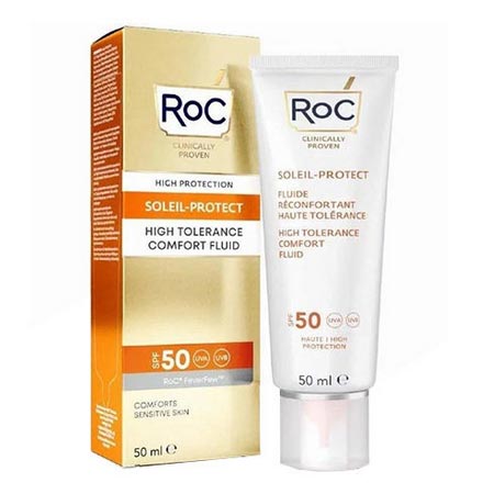 کرم ضد آفتاب فلوئید رک فرانسوی مدل Comfort حجم 50 میلی لیتر SPF50